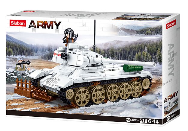 Sluban Army (Slag om Boedapest) Medium Tank (wit) M38-B0978
