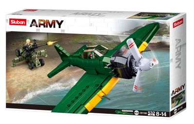 Sluban Army A6M Zero M38-B1108