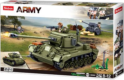 Sluban Army Medium Tank Groen M38-B0860
