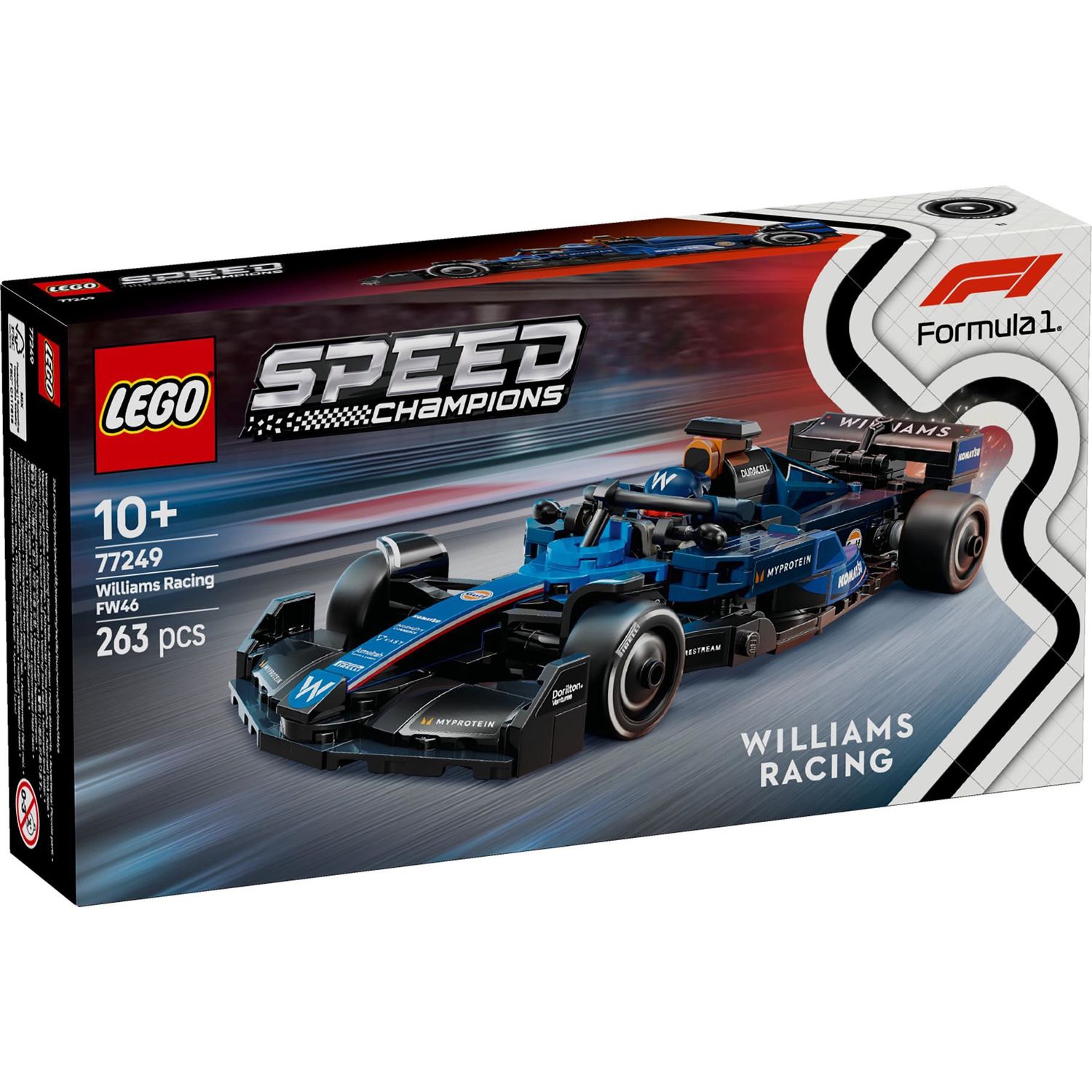 LEGO Speed Champions Williams Racing FW46 F1 racewagen 77249
