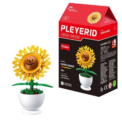 Sluban Pleyerid Potplanten M38-B1073C Zonnebloem