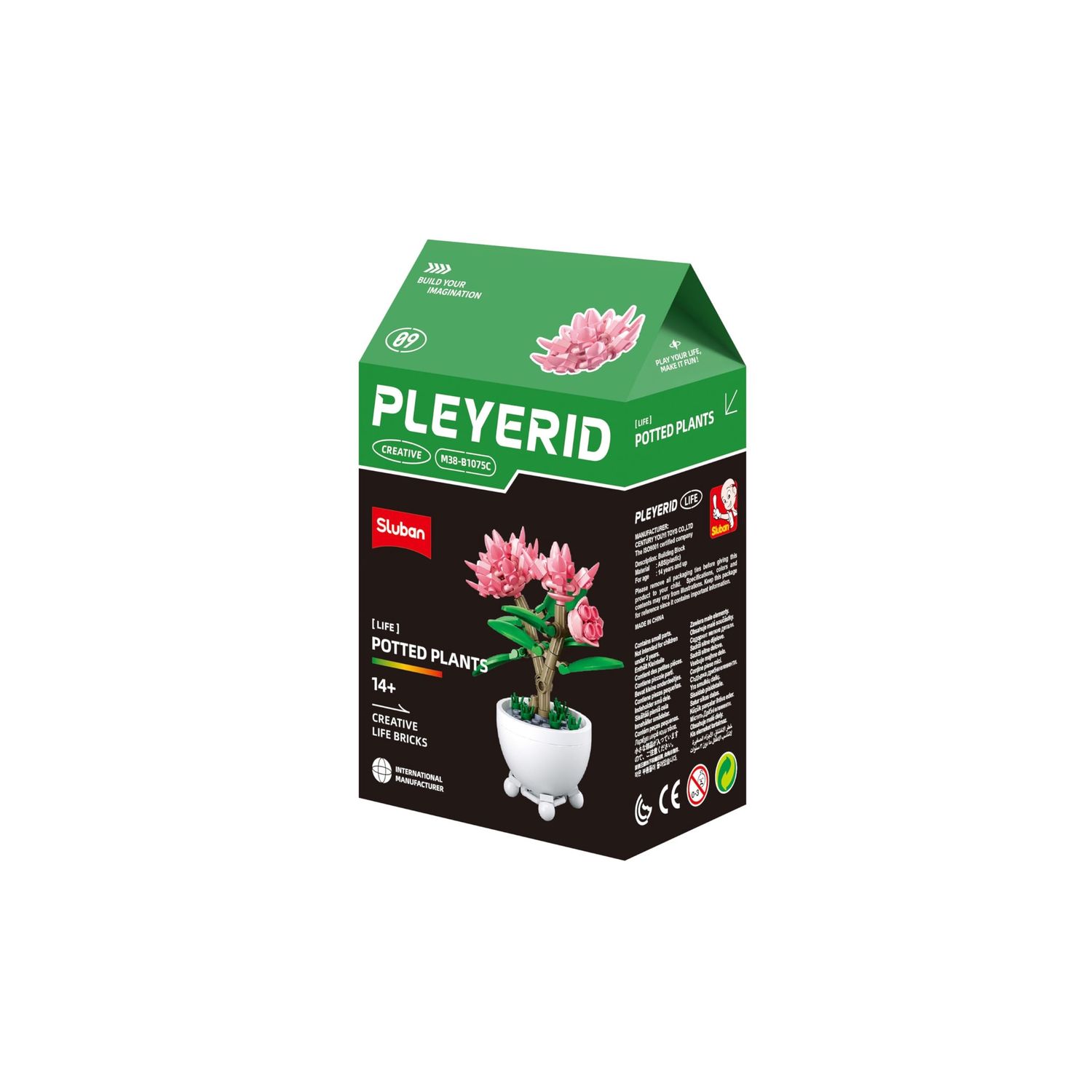 Sluban Pleyerid Potplanten M38-B1075C