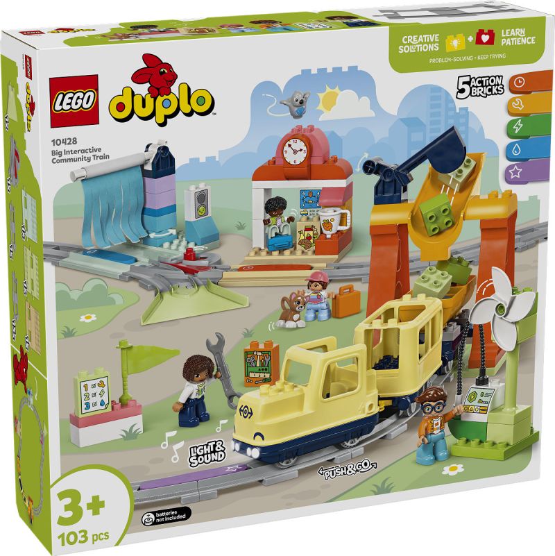 LEGO DUPLO Stad Grote interactieve buurttrein 10428