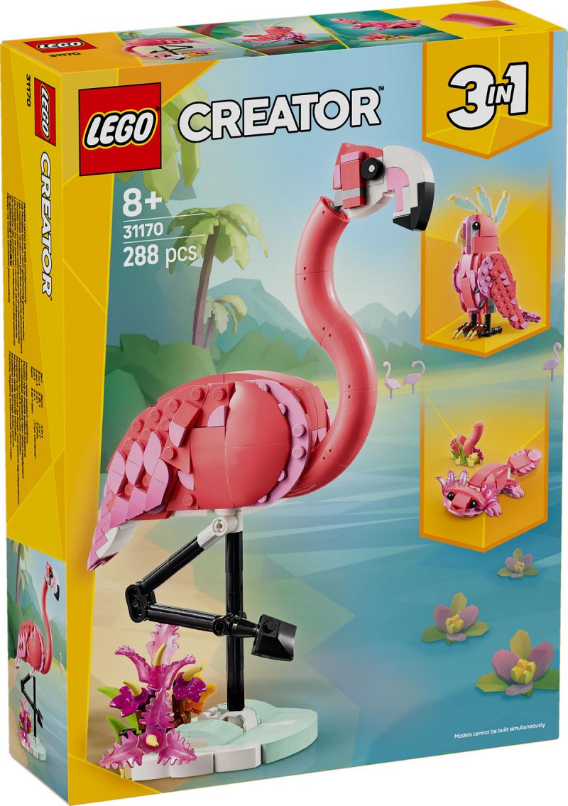 LEGO CREATOR Wilde dieren: roze flamingo 31170