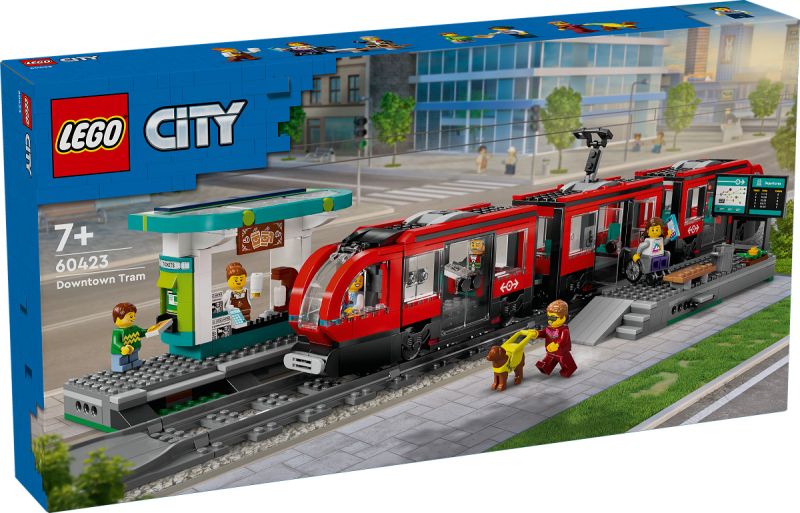 LEGO City Stadstram en station 60423