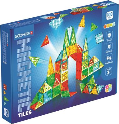 Geomag Magnetic Tiles Gems 100 pcs