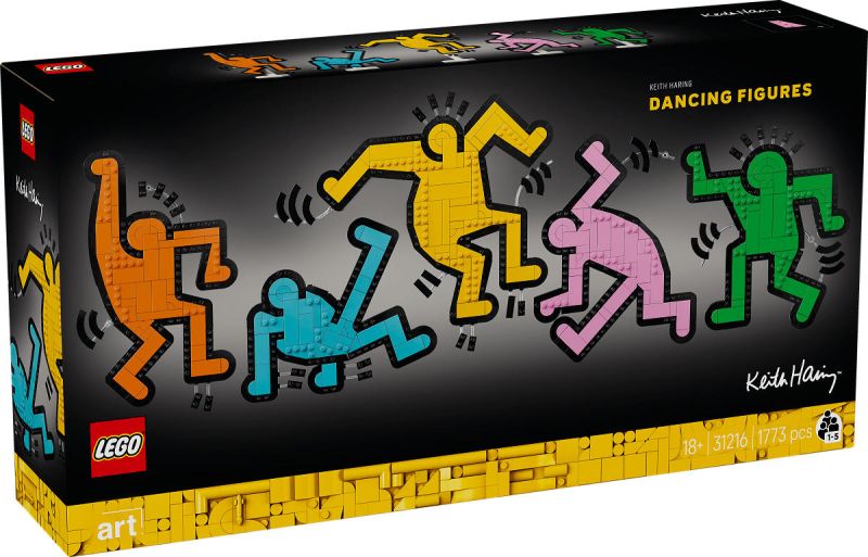 LEGO ART Keith Haring - Dancing Figures 31216