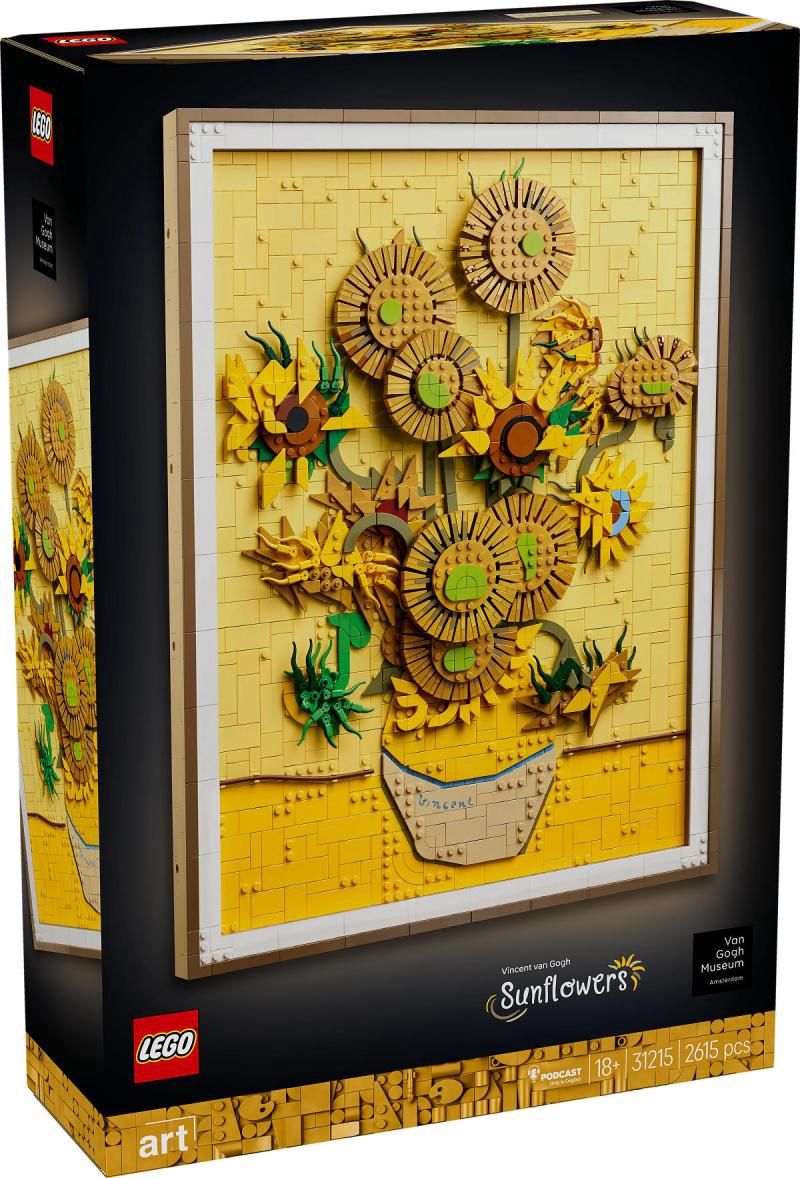 LEGO ART Vincent van Gogh – Zonnebloemen 31215