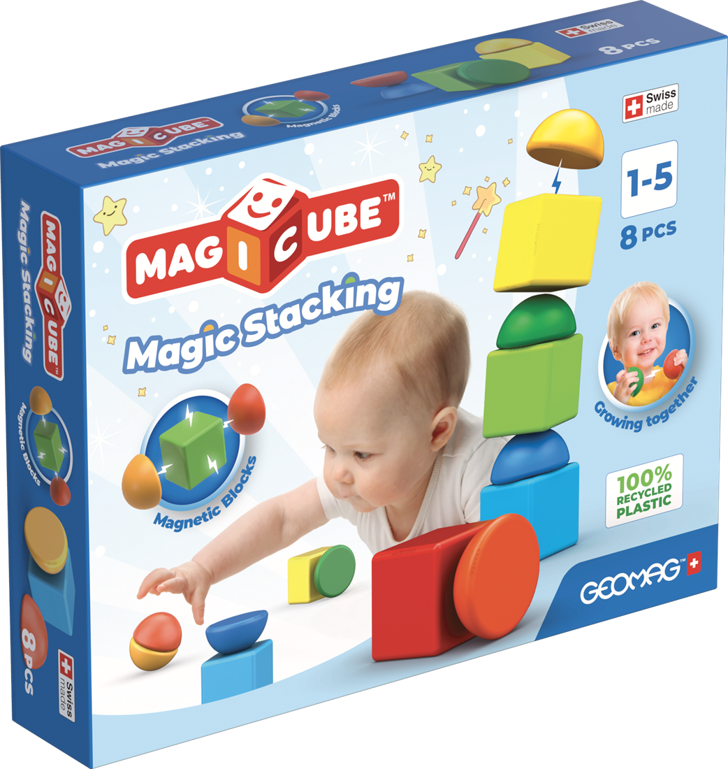 Geomag Magicube Blocks Recycled Stacking 8 stuks