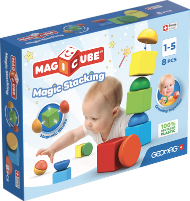 Geomag Magicube Blocks Recycled Stacking 8 stuks