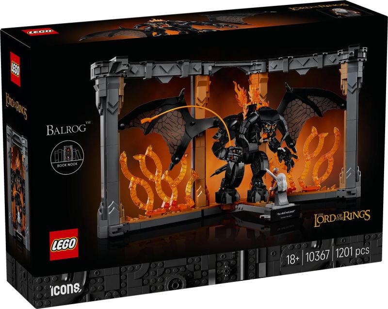 LEGO Icons The Lord of the Rings - Gandalf vs. Durin’s Bane 10367