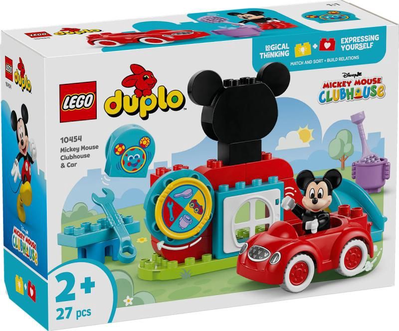 LEGO DUPLO Disney Mickey Mouse clubhuis en auto 10454