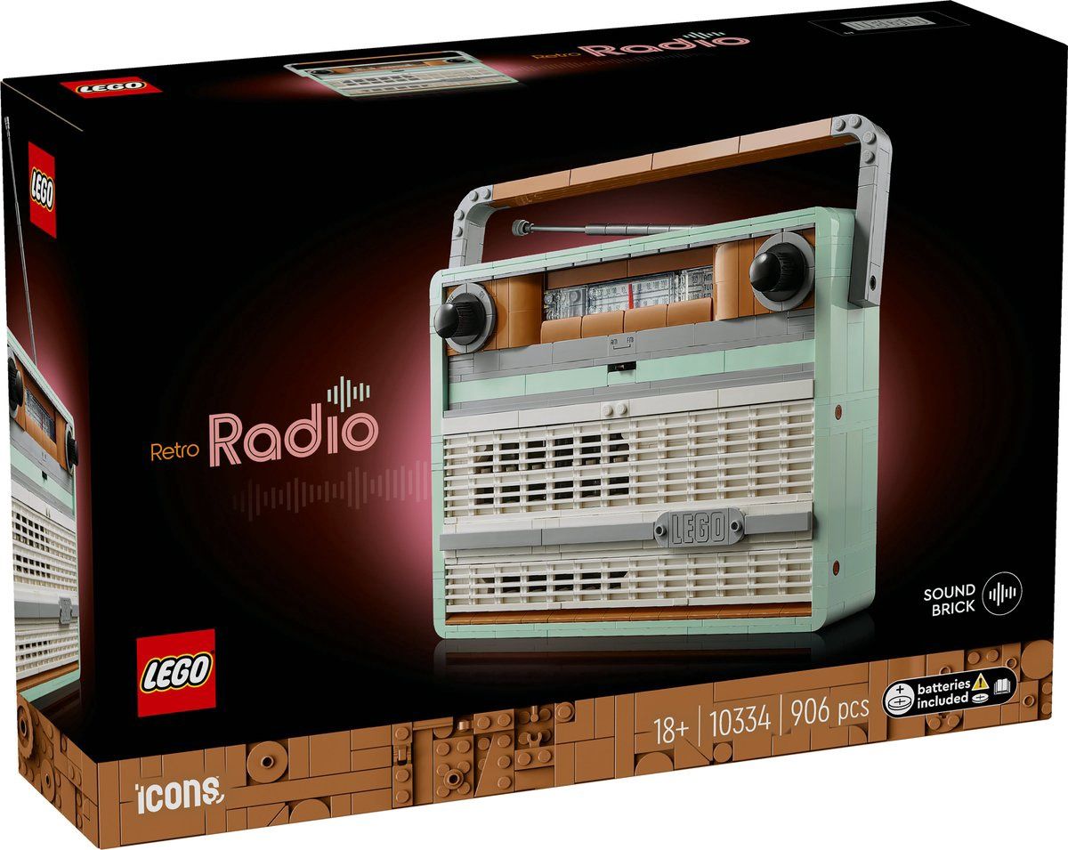 LEGO Icons Retro radio 10334