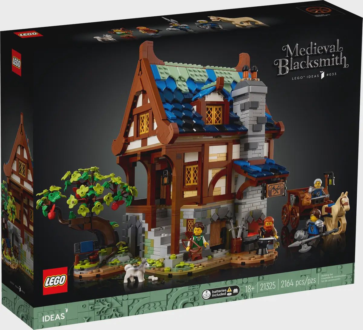 Lego Ideas Medieval Blacksmith 21325