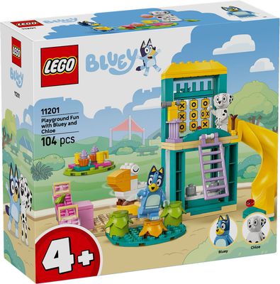 LEGO Bluey en Chloé in de speeltuin 11201