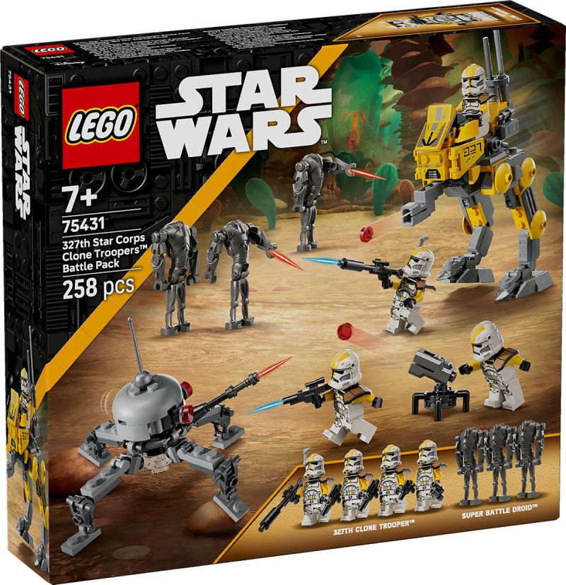 LEGO Star Wars 327th Star Corps Clone Troopers Battle Pack 75431