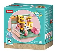 Sluban Girls Dream Kamer van de wit gevlekte kat M38-B0919D