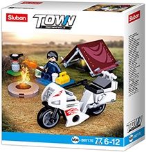 Sluban Town Kamperende motorijder M38-B0717E
