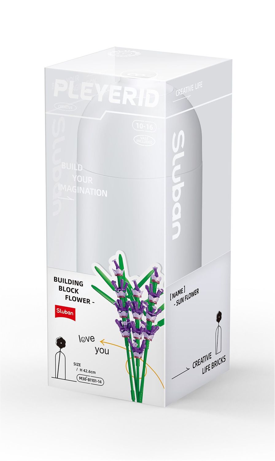 Sluban Pleyerid Lavendel M38-B1101-14