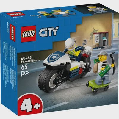 LEGO City Politie Achtervolging op politiemotor 60455