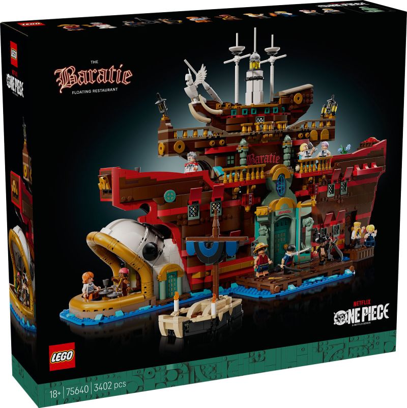 LEGO ONE PIECE Het drijvende restaurant Baratie 75640 (Beschikbaar via nabestelling)