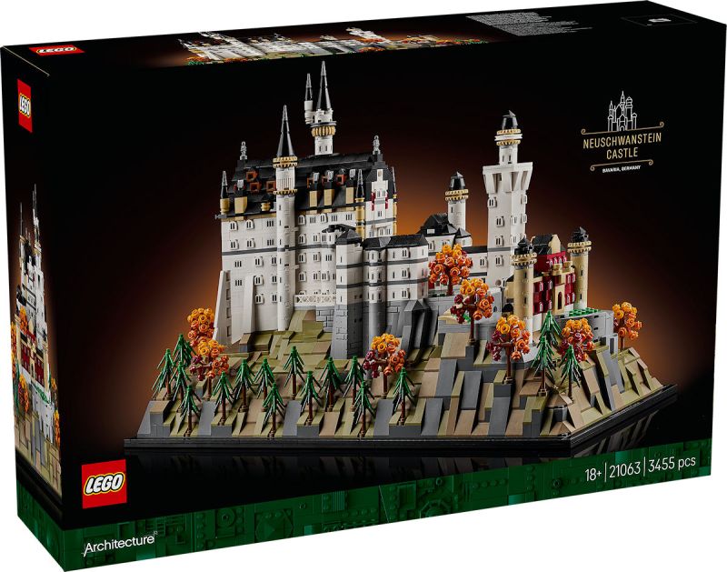 LEGO Architecture Slot Neuschwanstein 21063 (Beschikbaar via nabestelling)