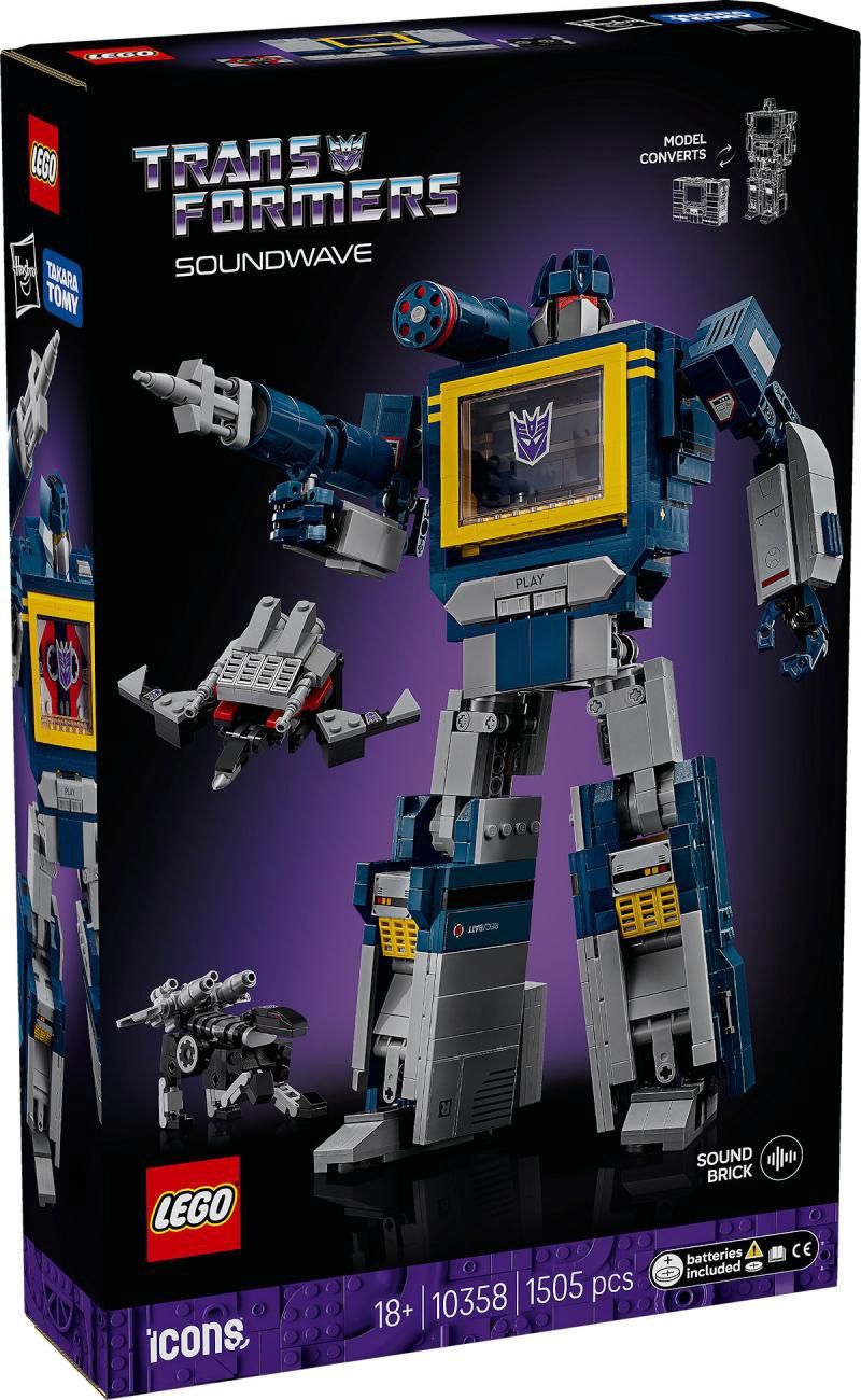 LEGO Icons Transformers: Soundwave 10358