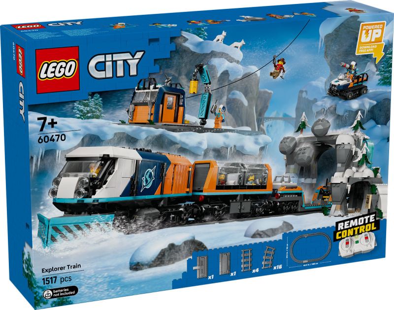 LEGO City Treinen Onderzoekstrein op de Noordpool 60470
