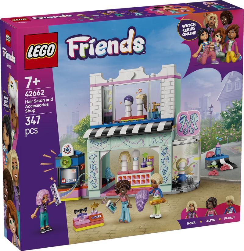 LEGO Friends Kapsalon en accessoirewinkel 42662