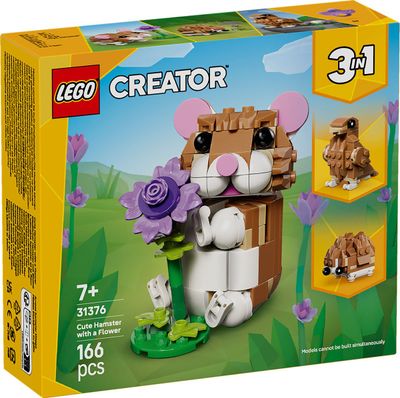 LEGO 31376 CREATOR Schattige hamster met bloem