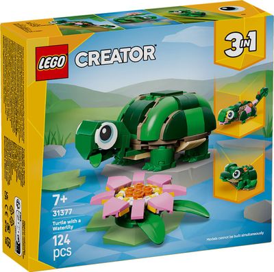 LEGO 31377 CREATOR Schildpad met waterlelie