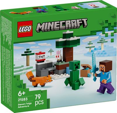 LEGO 21583 Minecraft Steve's Taiga-avontuur