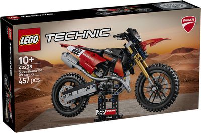 LEGO 42238 Technic Ducati Desmo450 MX Factory motor