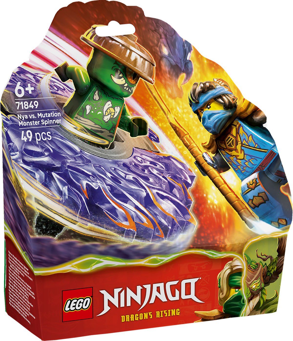 LEGO 71849 Ninjago Nya vs. mutatiemonster in spinner