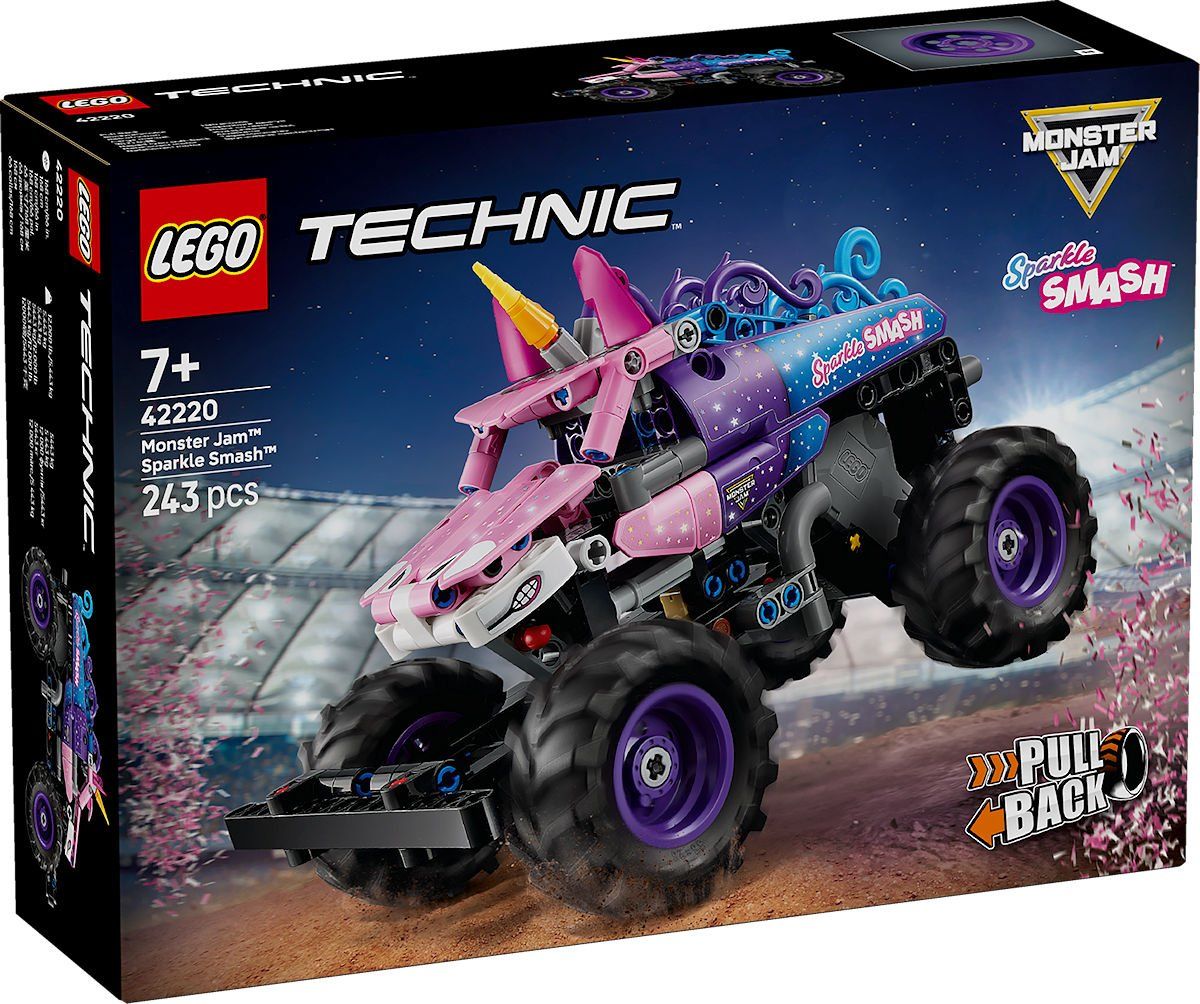 LEGO 42220 Technic Monster Jam Sparkle Smash pull-back