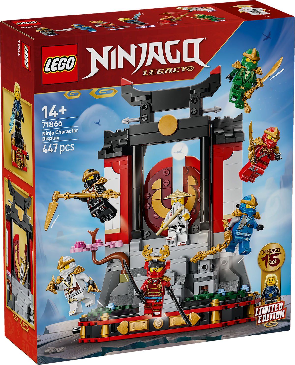 LEGO 71866 Ninjago 15-jarig jubileum: Display met ninja personages