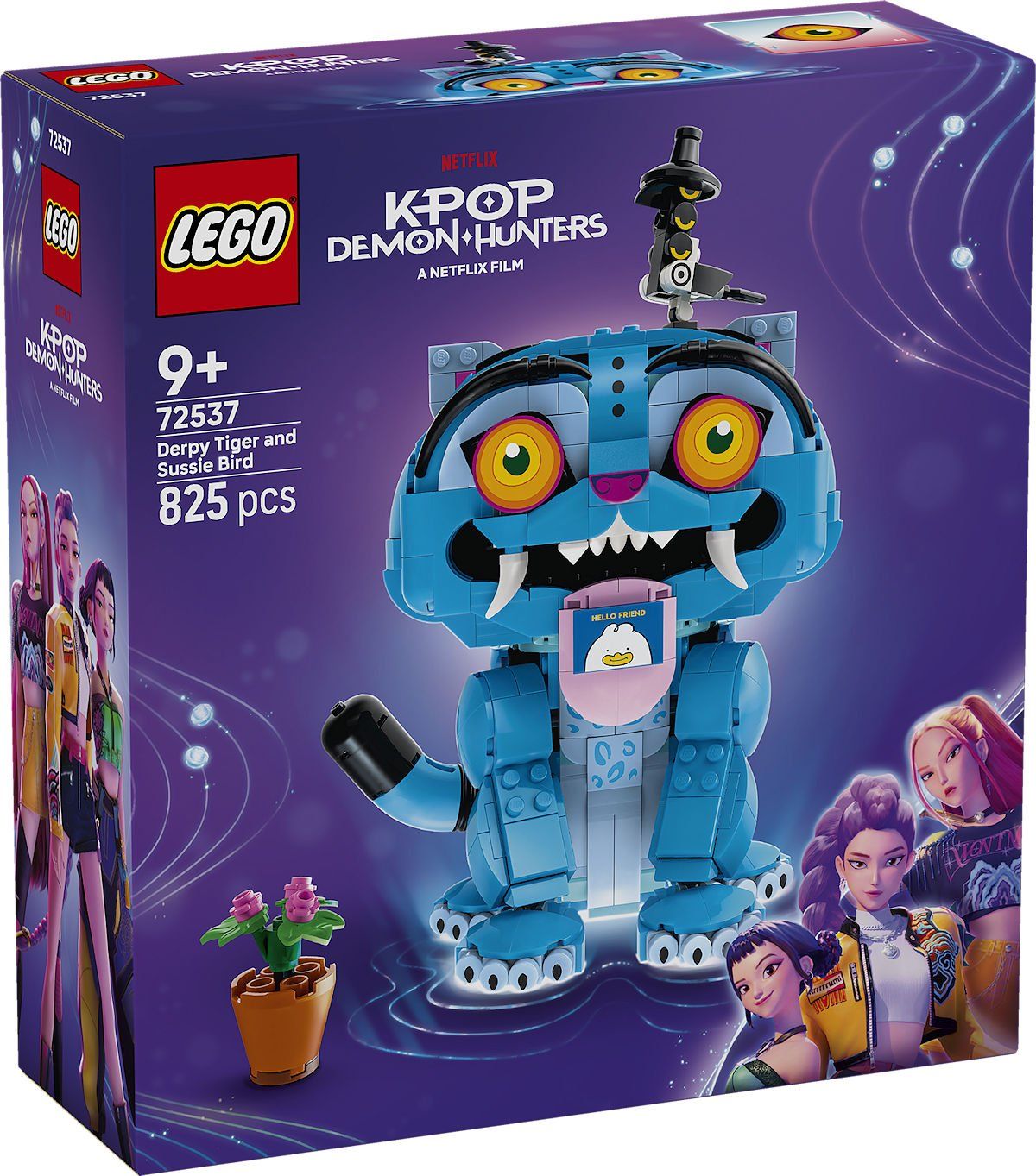 LEGO 72537 K-Pop Demon Hunters Derpy Tiger en Sussie Bird