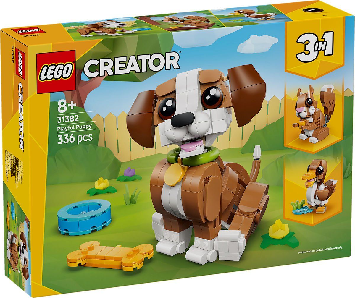 LEGO 31382 CREATOR Schattige dieren: speelse puppy
