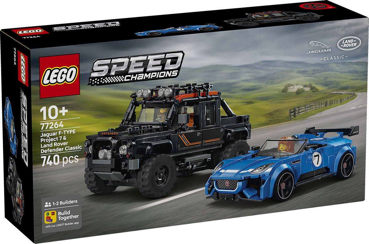 LEGO 77264 Speed Champions Jaguar Project 7 en Land Rover Defender