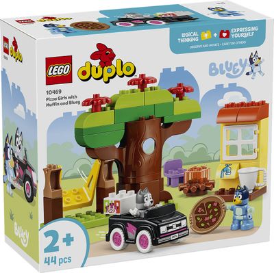 DUPLO Bluey Pizzameisjes met Muffin en Bluey 10469