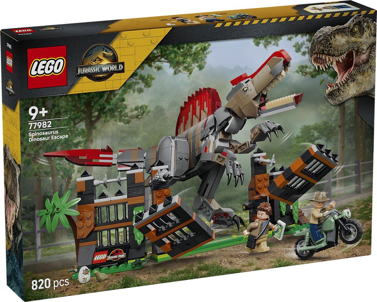 LEGO Jurassic World Spinosaurus ontsnapping 77982