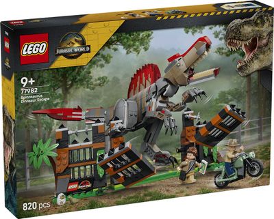 LEGO Jurassic World Spinosaurus ontsnapping 77982