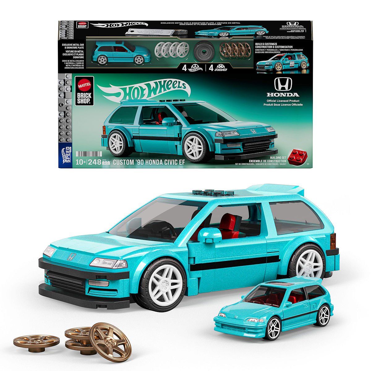 LEGO Mattel Brick Shop Hot Wheels Custom ]90 Honda Civic EF JHF62