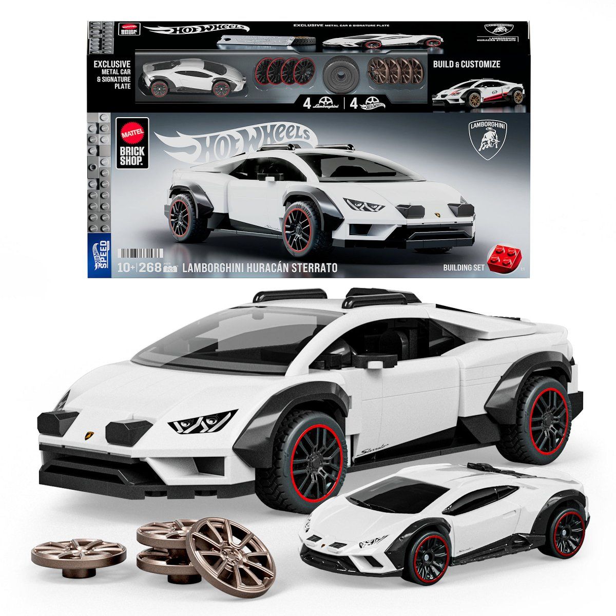 Mattel Brick Shop Hot Wheels Lamborghini Huracan Sterrato JHG75