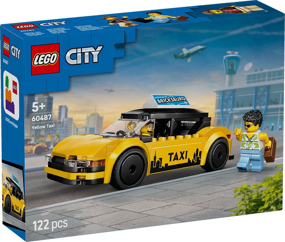 LEGO City Gele taxi 60487