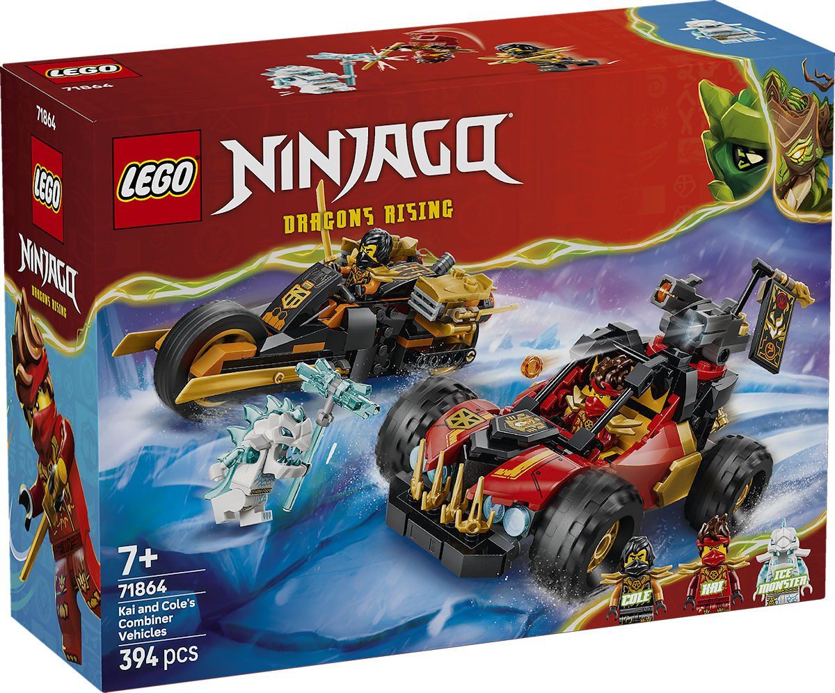LEGO Ninjago Kai en Cole]s combivoertuigen 71864