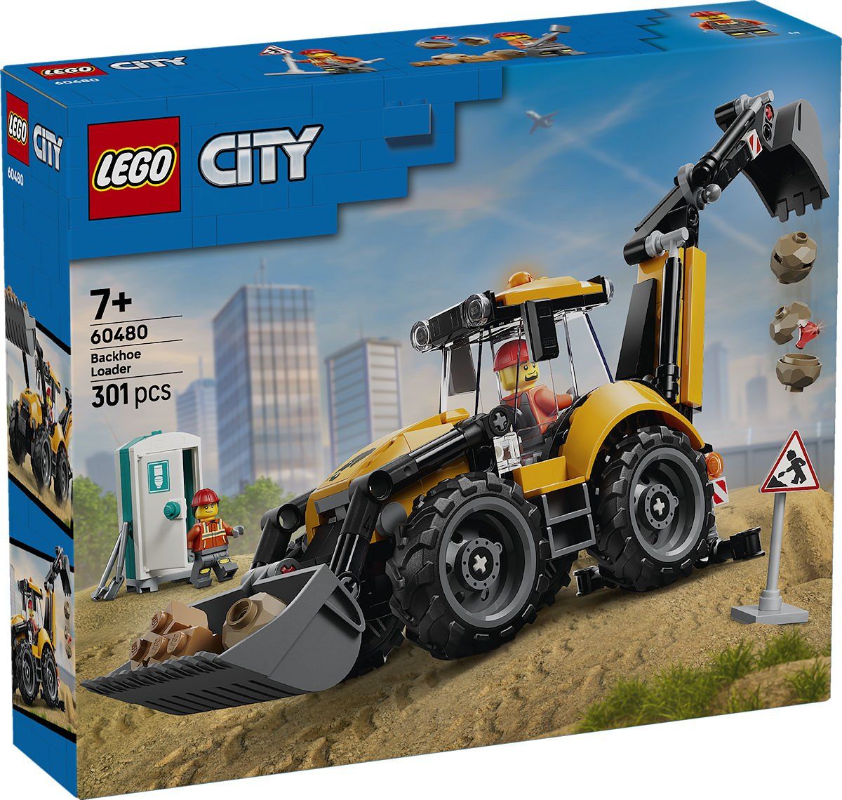 LEGO City Gele graaflaadmachine 60480