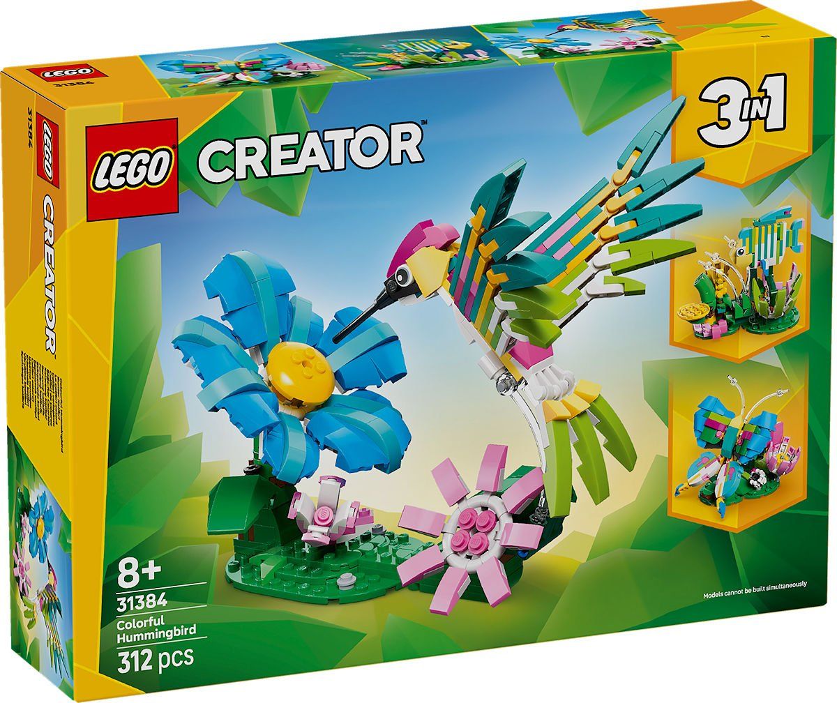 LEGO CREATOR Wilde dieren: kleurrijke kolibrie 31384