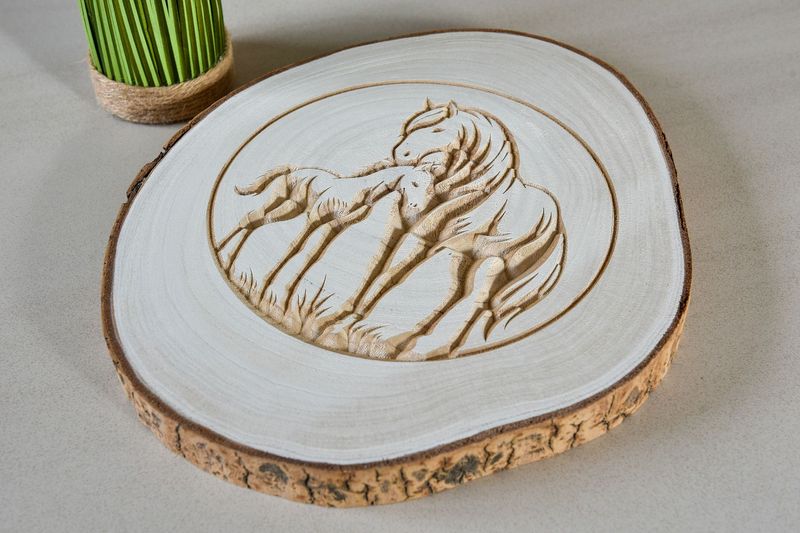 Cheval et poulain