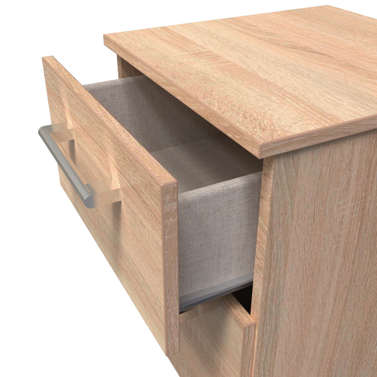 Diglis 2 Drawer Bedside Cabinet